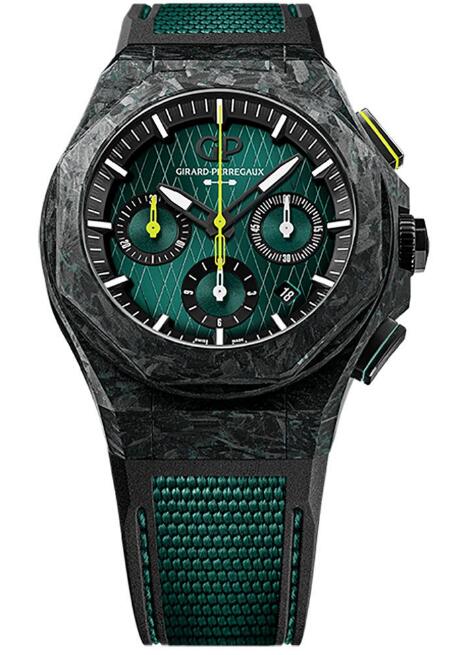 Replica Girard Perregaux Laureato Absolute Chronograph Aston Martin F1 Edition 81060-41-3071-1CX watch